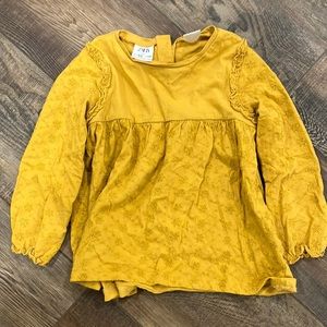 Long sleeve Zara shirt 4-5t